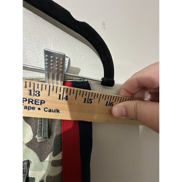 Mother‎ Pants Green The No Zip Misfit Double Time Camouflage Side Stripe Size 26 - Picture 10 of 13